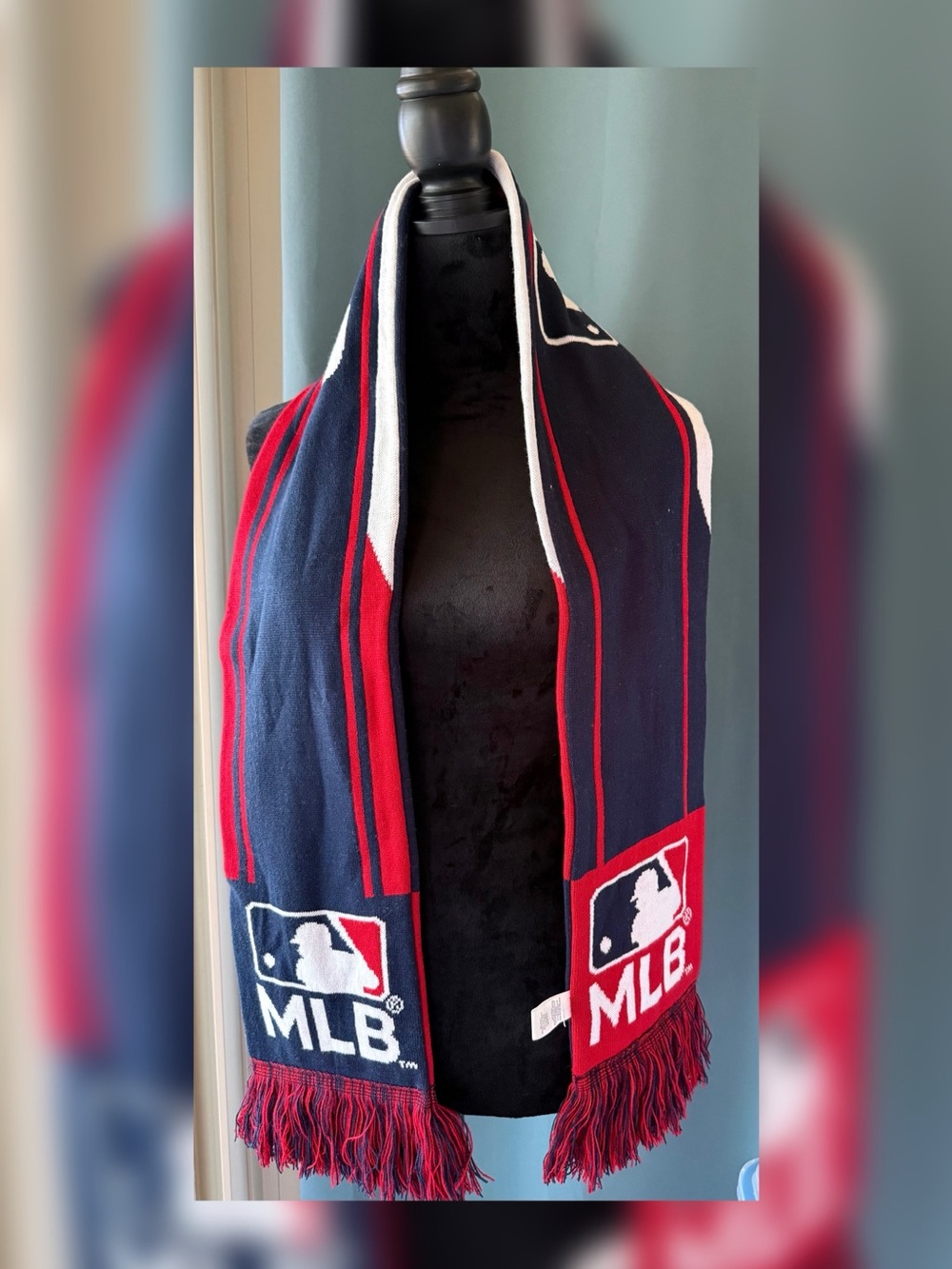 FOCO MLB SCARF w FRINGE TRIM